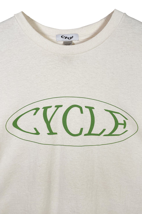 【RESTOCK】CYCLE 23SS LOGO LONG SLEEVE TEE -IVORY-